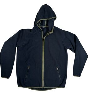 Lands’ End Fleece Coat Size L Kid or Small Adult Gorpcore Fishermancore Layer